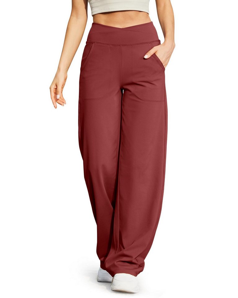 G4Free Jogginghose G4Free Damen Weite Hose Yogahose Hohe Taille Jogginghose mit Taschen G4Free Jogginghose G4Free Damen Weite Hose Yogahose Hohe Taille Jogginghose mit Taschen von G4Free