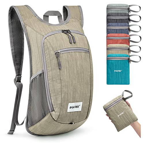 G4Free Kleiner Rucksack, 10/15 l, faltbar, leicht, verstaubar, Tagesrucksack, Reisen, Outdoor, Wandern, Schultertasche, gelb, 20Liters G4Free Kleiner Rucksack, 10/15 l, faltbar, leicht, verstaubar, Tagesrucksack, Reisen, Outdoor, Wandern, Schultertasche, gelb, 20Liters von G4Free