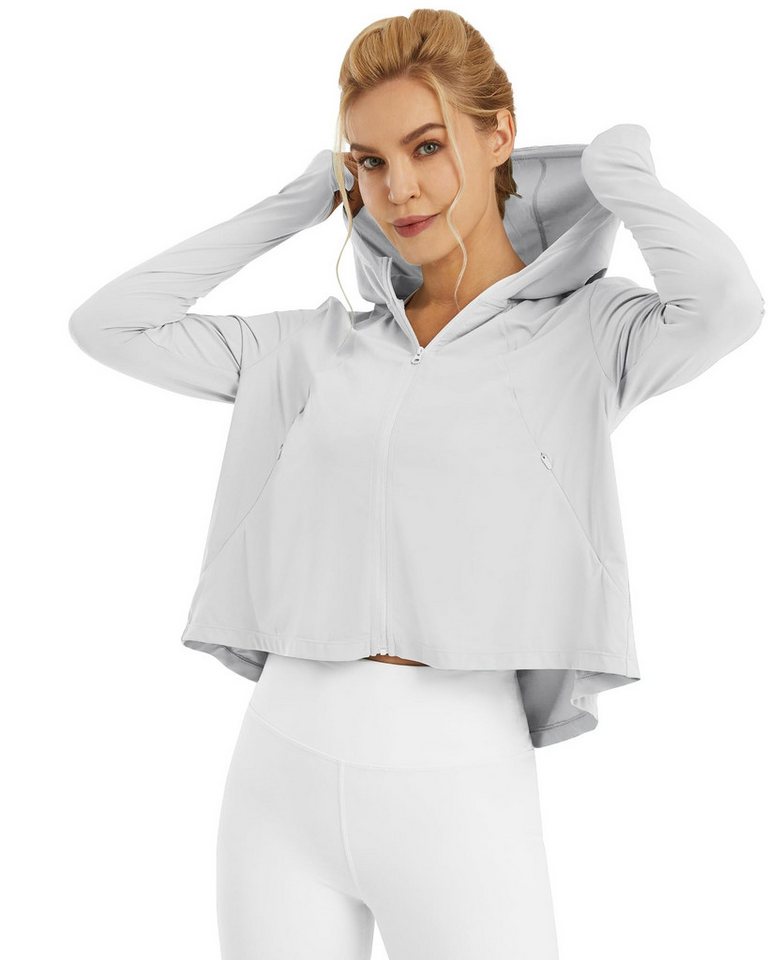 G4Free Langarmshirt G4Free Damen Sonnenschutz UV Kapuzen Jacke Leichte UPF Laufen Kühlung UPF Laufen Kühlung Feuchtigkeitsableitendes SPF Shirt Wandern G4Free Langarmshirt G4Free Damen Sonnenschutz UV Kapuzen Jacke Leichte UPF Laufen Kühlung UPF Laufen Kühlung Feuchtigkeitsableitendes SPF Shirt Wandern von G4Free