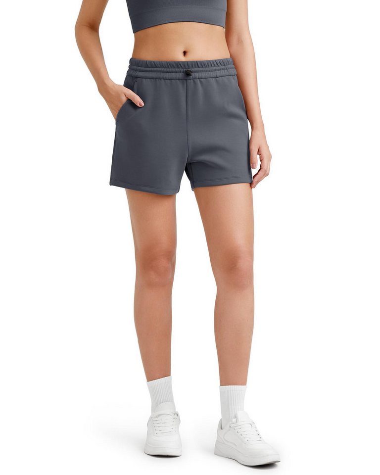 G4Free Laufshorts G4Free Damen Sporthose Kurze Laufhose Sommer Lounge-Shorts mit Taschen von G4Free
