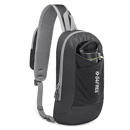 G4Free Leichte Brusttasche & Schultertasche Sportliche-Sling Bag Herren Damen für Reise Wandern Laufen Klettern von G4Free