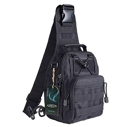 G4Free Leichter Taktischer Brustrucksack Tactical Sling Rucksack Militär Schultertasche EDC Brusttasche für Outdoor Sport Camping Wandern von G4Free
