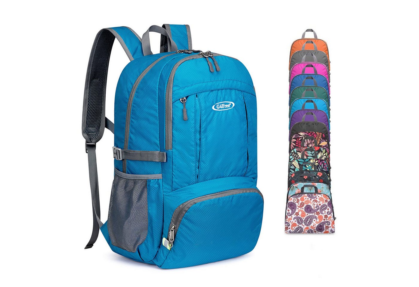 G4Free Wanderrucksack, 40-Liter-faltbarer, wasserdichter Rucksack von G4Free