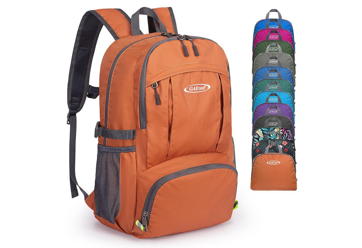G4Free Wanderrucksack, 40-Liter-faltbarer, wasserdichter Rucksack von G4Free