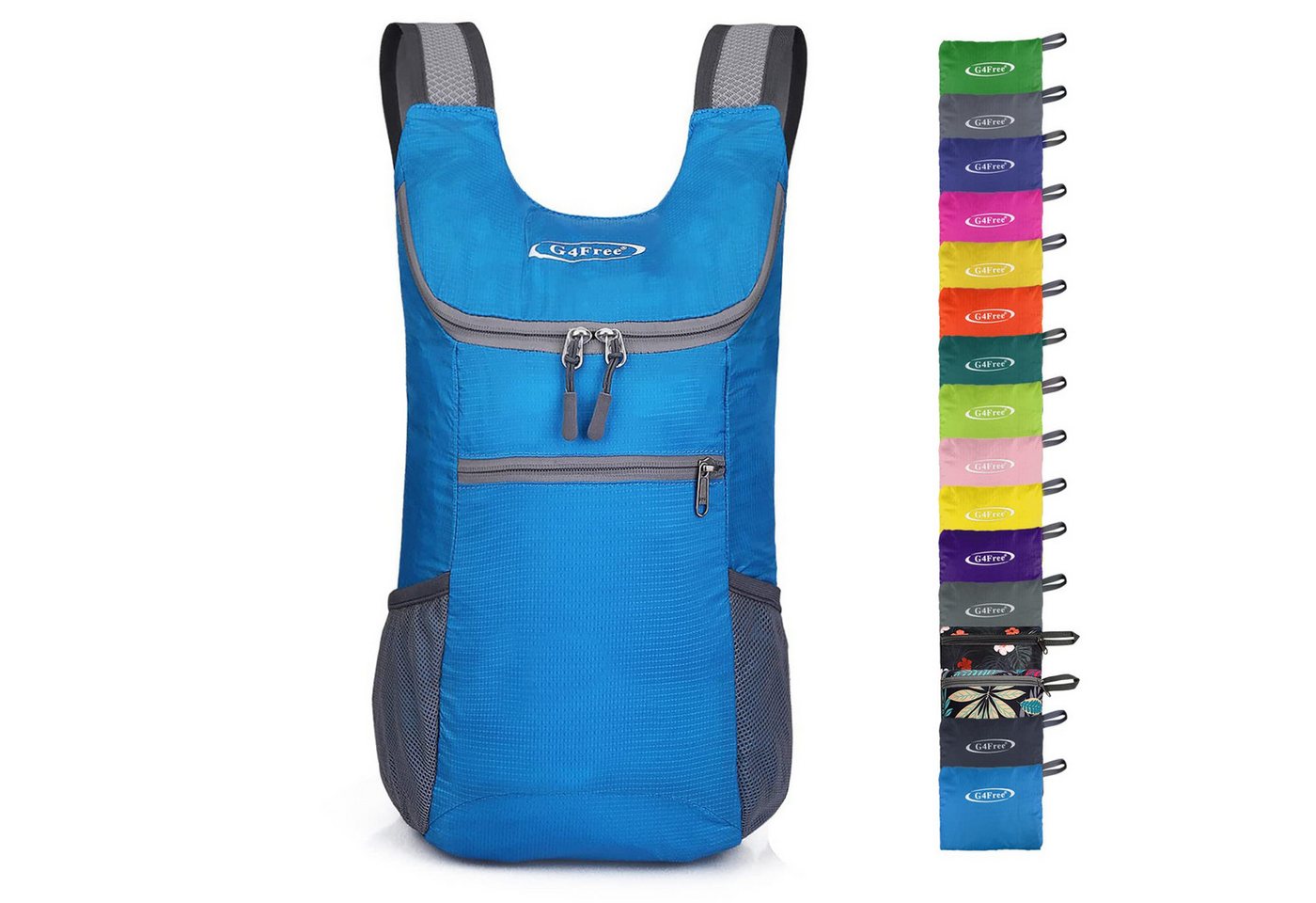 G4Free Wanderrucksack, Leichter, faltbarer Wanderrucksack mit 11 Litern Volumen von G4Free