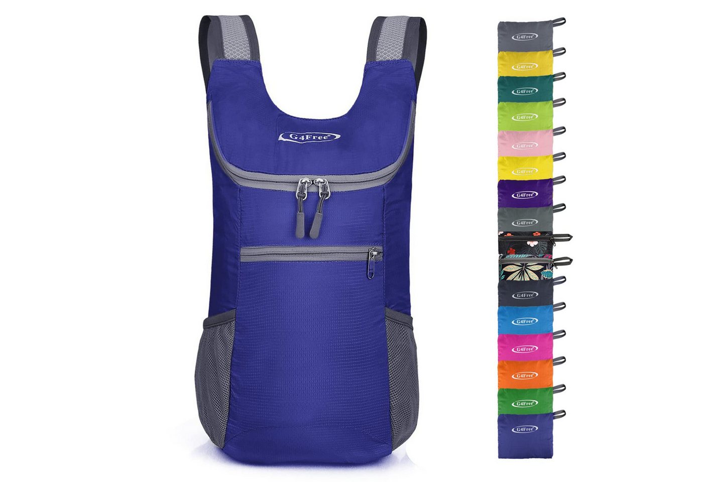 G4Free Rucksack, Leichter, faltbarer Wanderrucksack mit 11 Litern Volumen von G4Free
