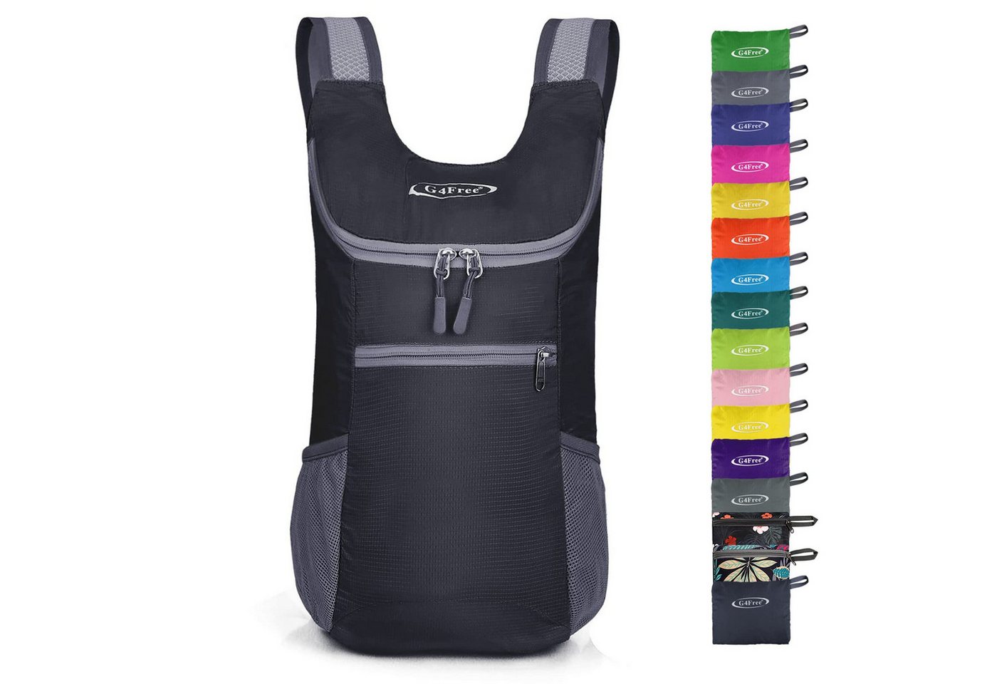 G4Free Wanderrucksack, Leichter, faltbarer Wanderrucksack mit 11 Litern Volumen von G4Free
