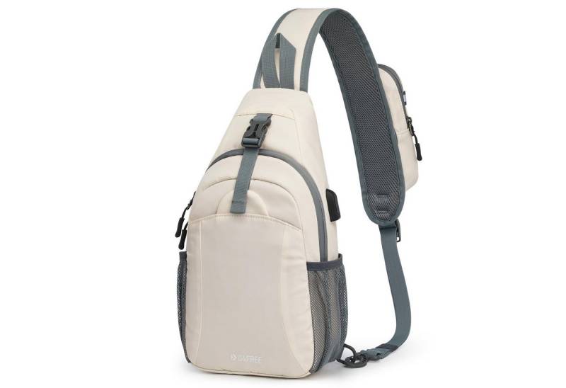 G4Free Schultertasche (1-tlg), Diebstahlsichere Umhängetasche mit USB-Ladeanschluss von G4Free