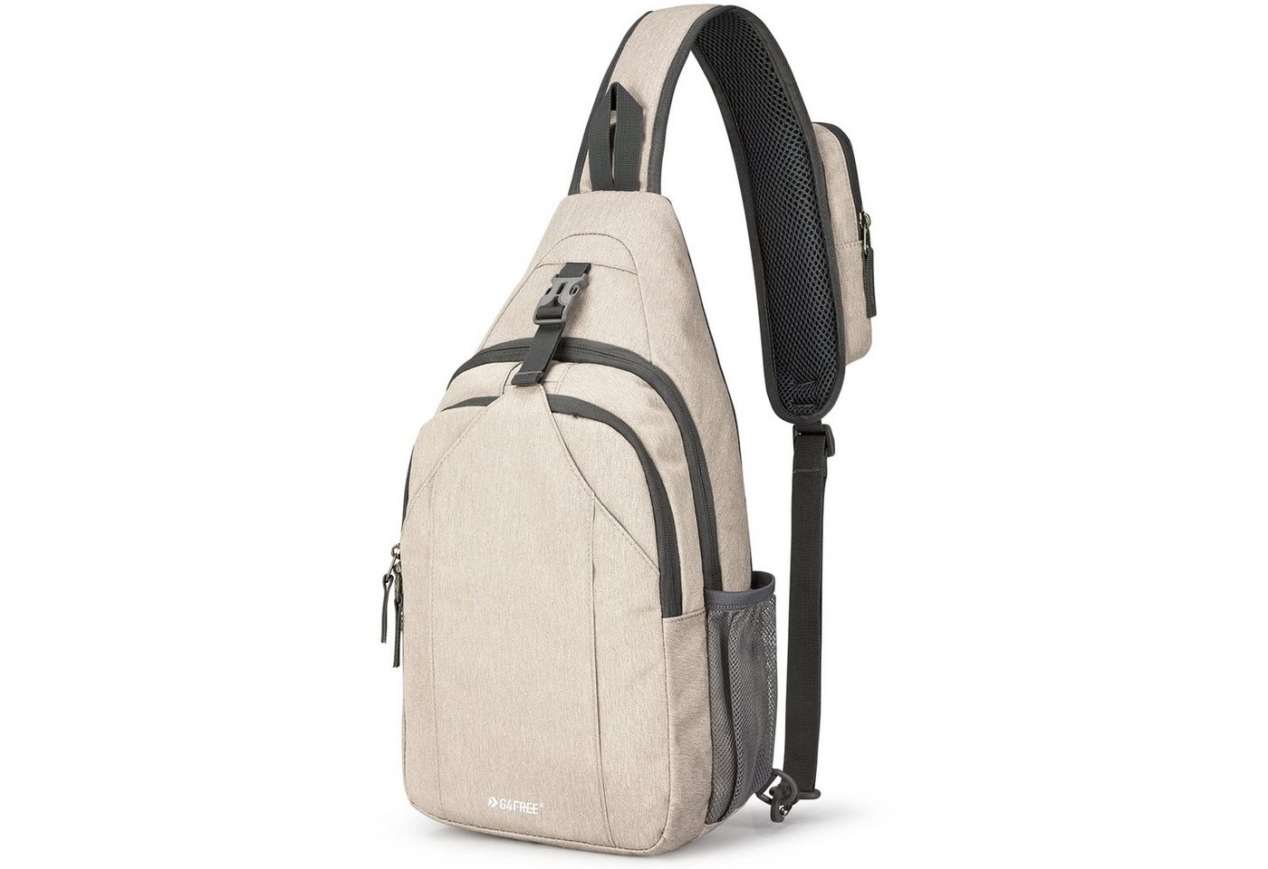 G4Free Schultertasche RFID-blockierende Umhängetasche Crossbody-Brusttasche, Brusttasche RFID-Blockierung Tourenrucksack Reiserucksack Rucksack von G4Free