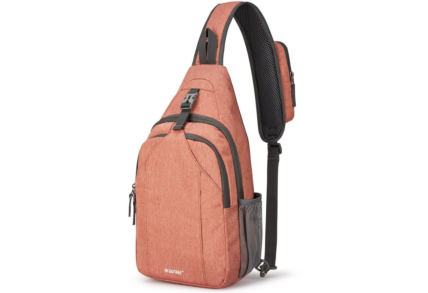 G4Free Schultertasche RFID-blockierende Umhängetasche Crossbody-Brusttasche, Brusttasche RFID-Blockierung Tourenrucksack Reiserucksack Rucksack von G4Free