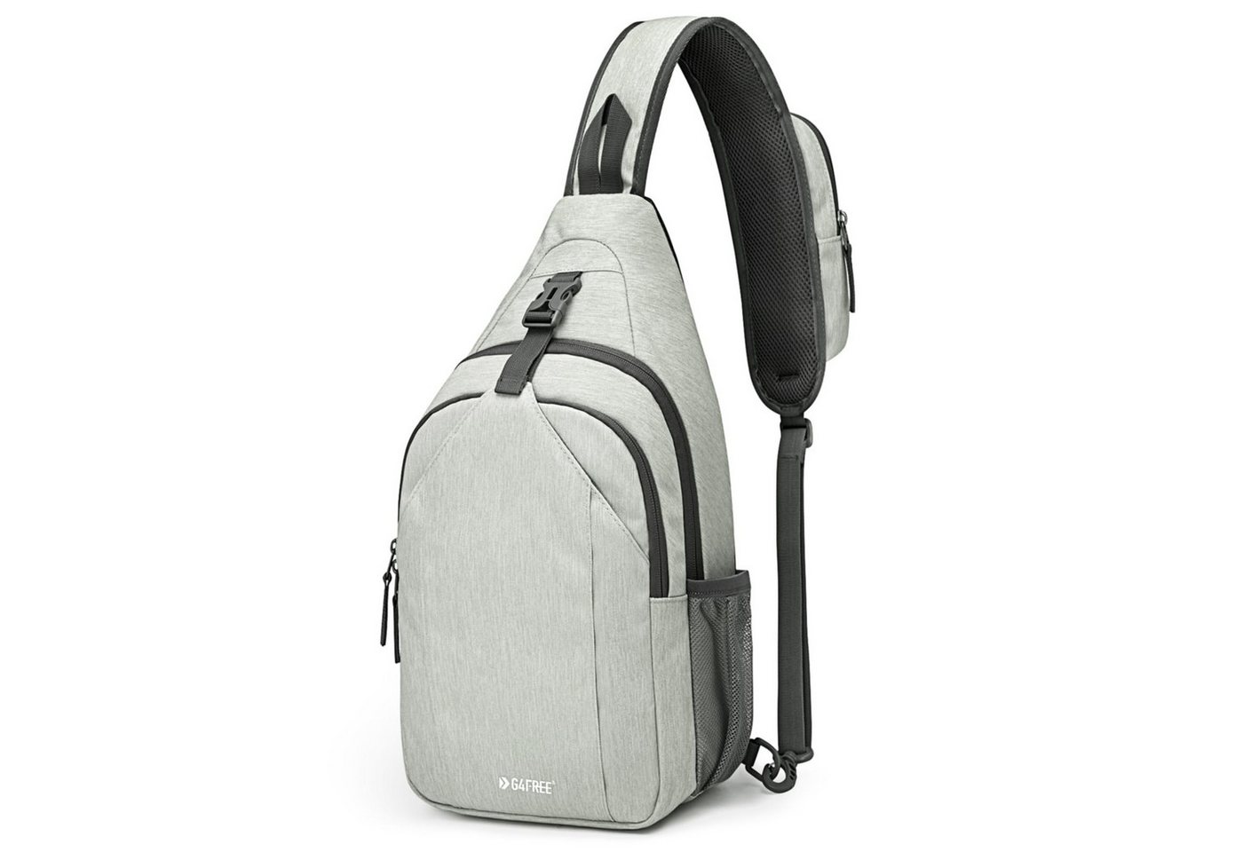 G4Free Schultertasche RFID-blockierende Umhängetasche Crossbody-Brusttasche, Brusttasche RFID-Blockierung Tourenrucksack Reiserucksack Rucksack von G4Free