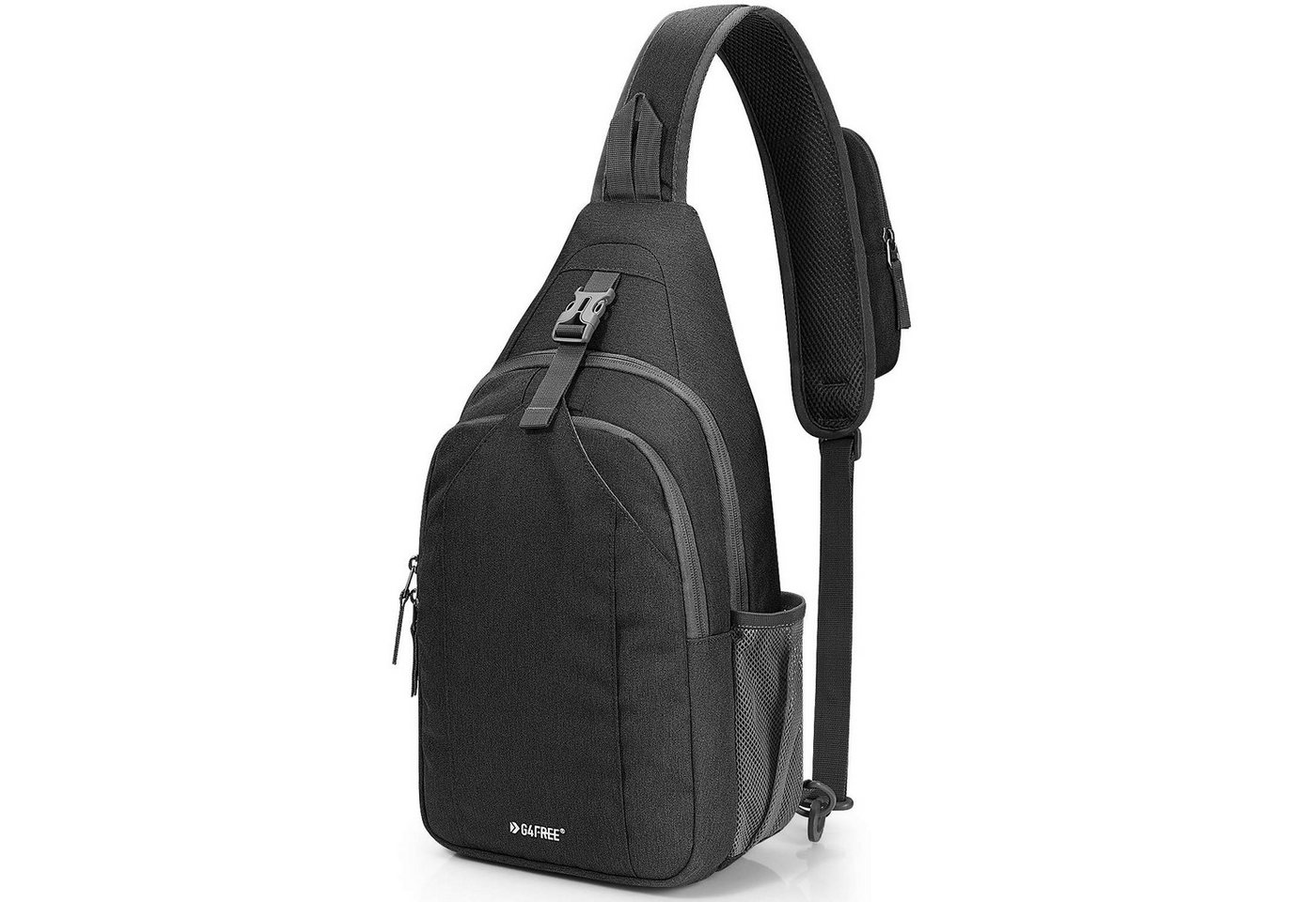 G4Free Schultertasche RFID-blockierende Umhängetasche Crossbody-Brusttasche, Brusttasche RFID-Blockierung Tourenrucksack Reiserucksack Rucksack von G4Free