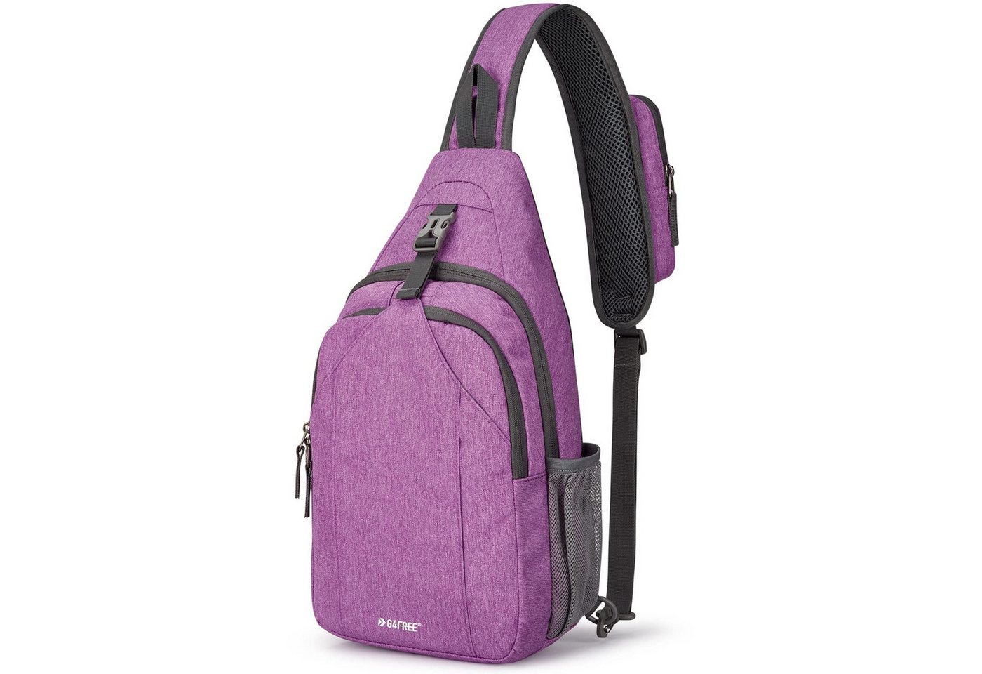 G4Free Schultertasche RFID-blockierende Umhängetasche Crossbody-Brusttasche, Brusttasche RFID-Blockierung Tourenrucksack Reiserucksack Rucksack von G4Free