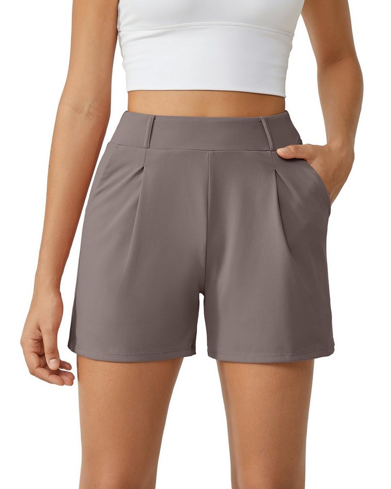G4Free Shorts G4Free Damen Kurze Hose Sommer, Sporthose Laufshorts Elastischer High Waist Trainingshose mit Taschen von G4Free