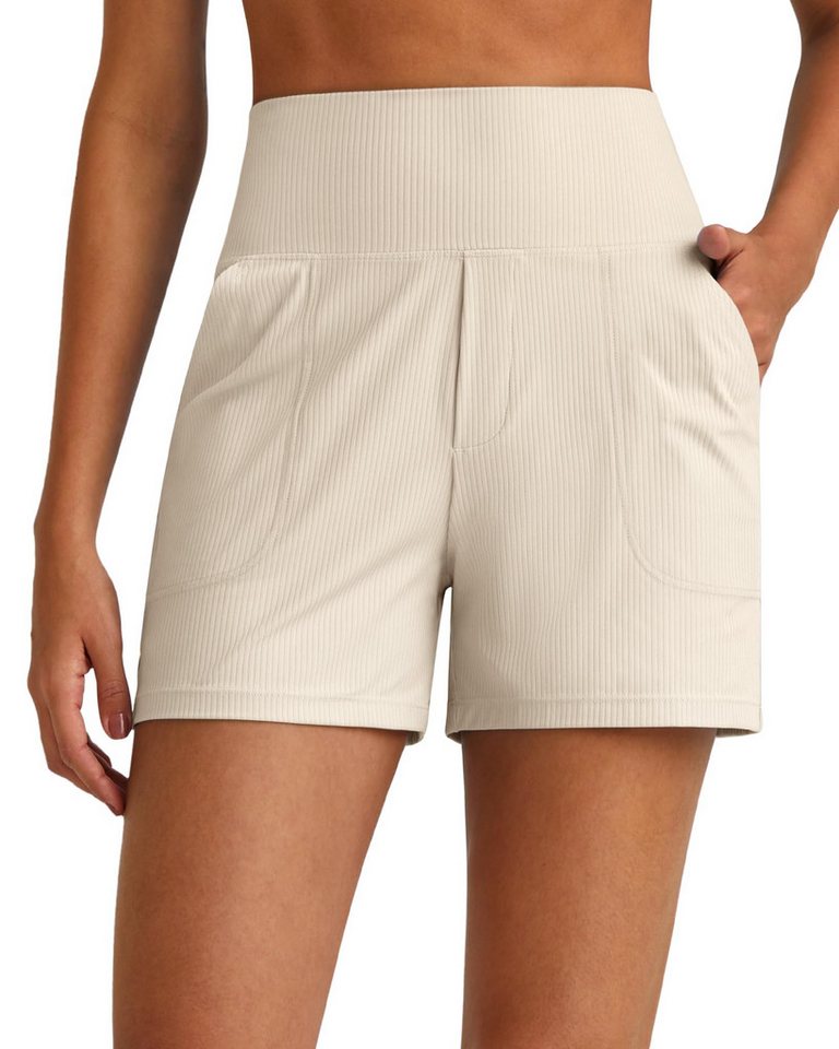 G4Free Shorts G4Free Damen Kurze Hosen Jogginghosen Hohe Taille Stretchhosen Bequeme gerippte Freizeithosen sportliche Shorts mit Seitentaschen G4Free Shorts G4Free Damen Kurze Hosen Jogginghosen Hohe Taille Stretchhosen Bequeme gerippte Freizeithosen sportliche Shorts mit Seitentaschen von G4Free