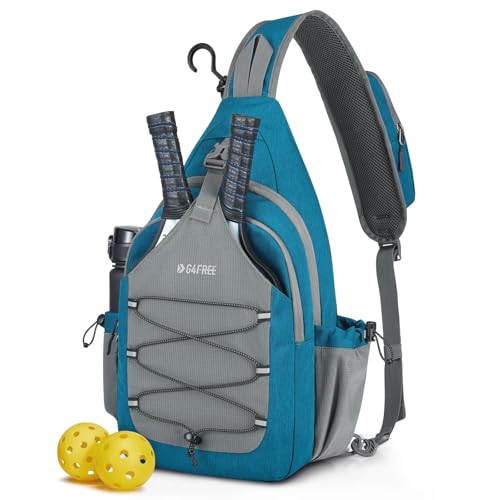 G4Free Tennisrucksack | Pickleballtasche | Brusttasche | Pickleball-Schlägertasche | Tennistasche | Sling Bags Herren Damen für Reise Wandern Sports G4Free Tennisrucksack | Pickleballtasche | Brusttasche | Pickleball-Schlägertasche | Tennistasche | Sling Bags Herren Damen für Reise Wandern Sports von G4Free
