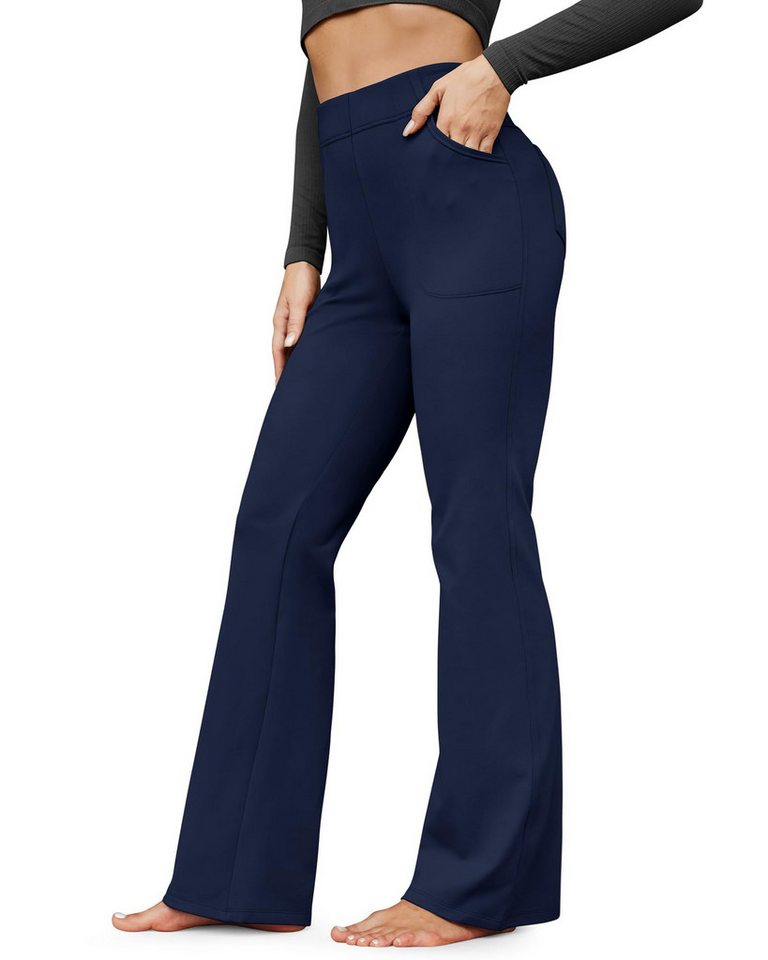 G4Free Thermohose G4Free Damen Winter Gefüttert Schlaghose Hohe Taille Yogahose Lang Jogginghose Freizeithose Sporthose mit Taschen G4Free Thermohose G4Free Damen Winter Gefüttert Schlaghose Hohe Taille Yogahose Lang Jogginghose Freizeithose Sporthose mit Taschen von G4Free