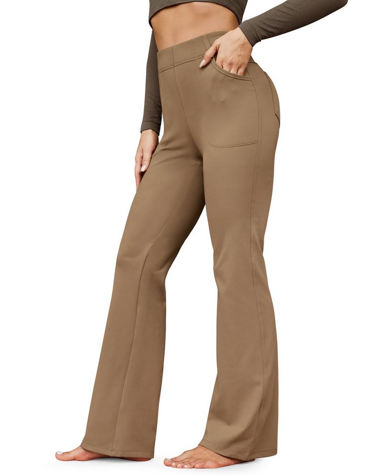 G4Free Thermohose G4Free Damen Winter Gefüttert Schlaghose Hohe Taille Yogahose Lang Jogginghose Freizeithose Sporthose mit Taschen G4Free Thermohose G4Free Damen Winter Gefüttert Schlaghose Hohe Taille Yogahose Lang Jogginghose Freizeithose Sporthose mit Taschen von G4Free