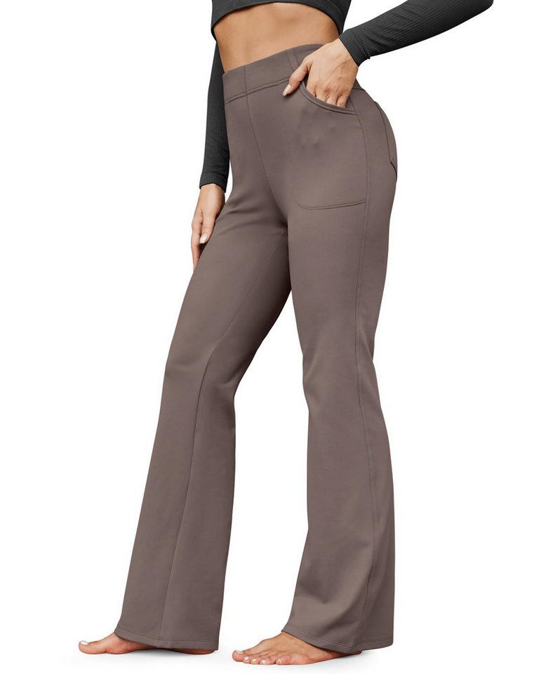 G4Free Thermohose G4Free Damen Winter Gefüttert Schlaghose Hohe Taille Yogahose Lang Jogginghose Freizeithose Sporthose mit Taschen G4Free Thermohose G4Free Damen Winter Gefüttert Schlaghose Hohe Taille Yogahose Lang Jogginghose Freizeithose Sporthose mit Taschen von G4Free