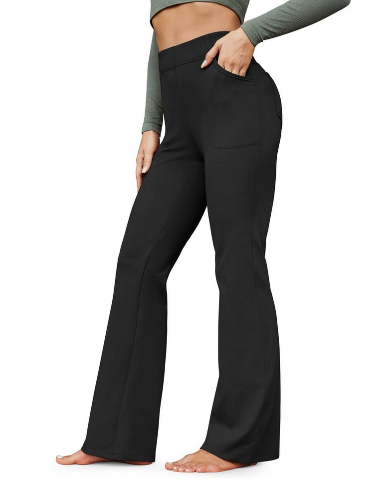 G4Free Thermohose G4Free Damen Winter Gefüttert Schlaghose Hohe Taille Yogahose Lang Jogginghose Freizeithose Sporthose mit Taschen G4Free Thermohose G4Free Damen Winter Gefüttert Schlaghose Hohe Taille Yogahose Lang Jogginghose Freizeithose Sporthose mit Taschen von G4Free