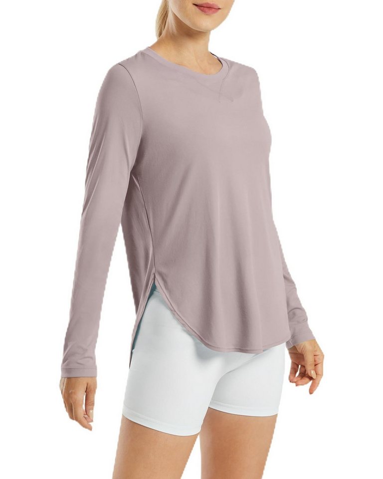 G4Free Trainingsshirt Damen Sport Shirts Langarmshirt Sonnenschutz Shirt UV Schutz UPF 50+ Laufshirt Rashguards Yoga Funktionsshirt Fitness von G4Free