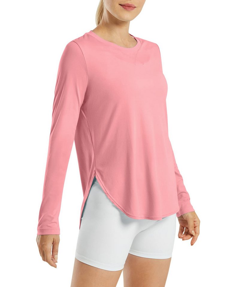 G4Free Trainingsshirt Damen Sport Shirts Langarmshirt Sonnenschutz Shirt UV Schutz UPF 50+ Laufshirt Rashguards Yoga Funktionsshirt Fitness von G4Free