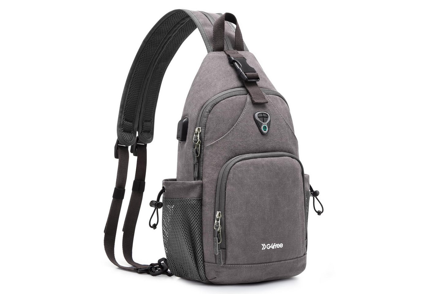 G4Free Trekkingrucksack (1-tlg), Umhängetasche aus Canvas für Herren, geeignet zum Wandern von G4Free