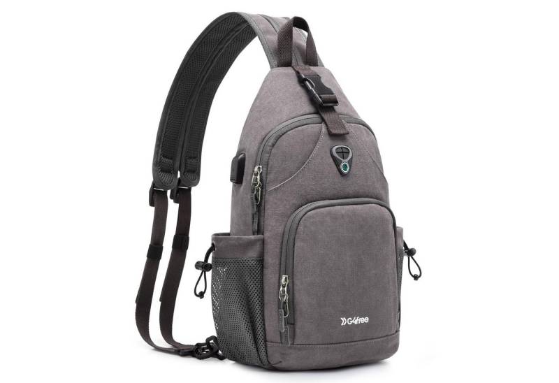 G4Free Trekkingrucksack (1-tlg), Umhängetasche aus Canvas für Herren, geeignet zum Wandern von G4Free