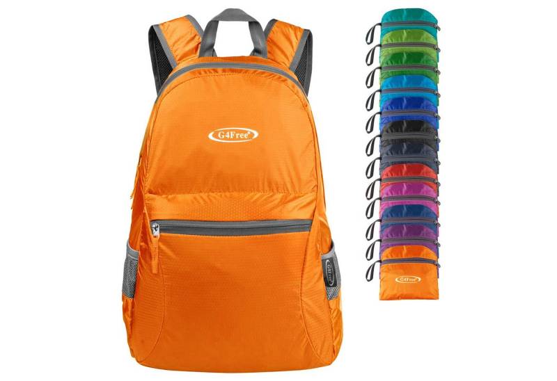 G4Free Trekkingrucksack G4Free 20L Trekkingrucksack Reiserucksack Minirucksack Daypack Faltbar, Freizeitrucksack Packsack Tagesrucksack Wanderrucksack Wasserabweisend von G4Free