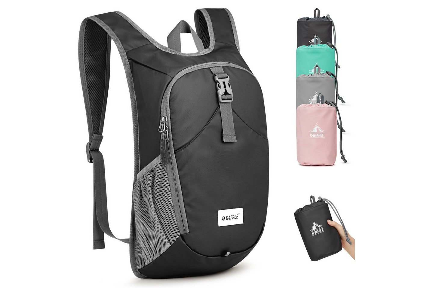 G4Free Wanderrucksack, Faltbarer 10-Liter-Wanderrucksack von G4Free