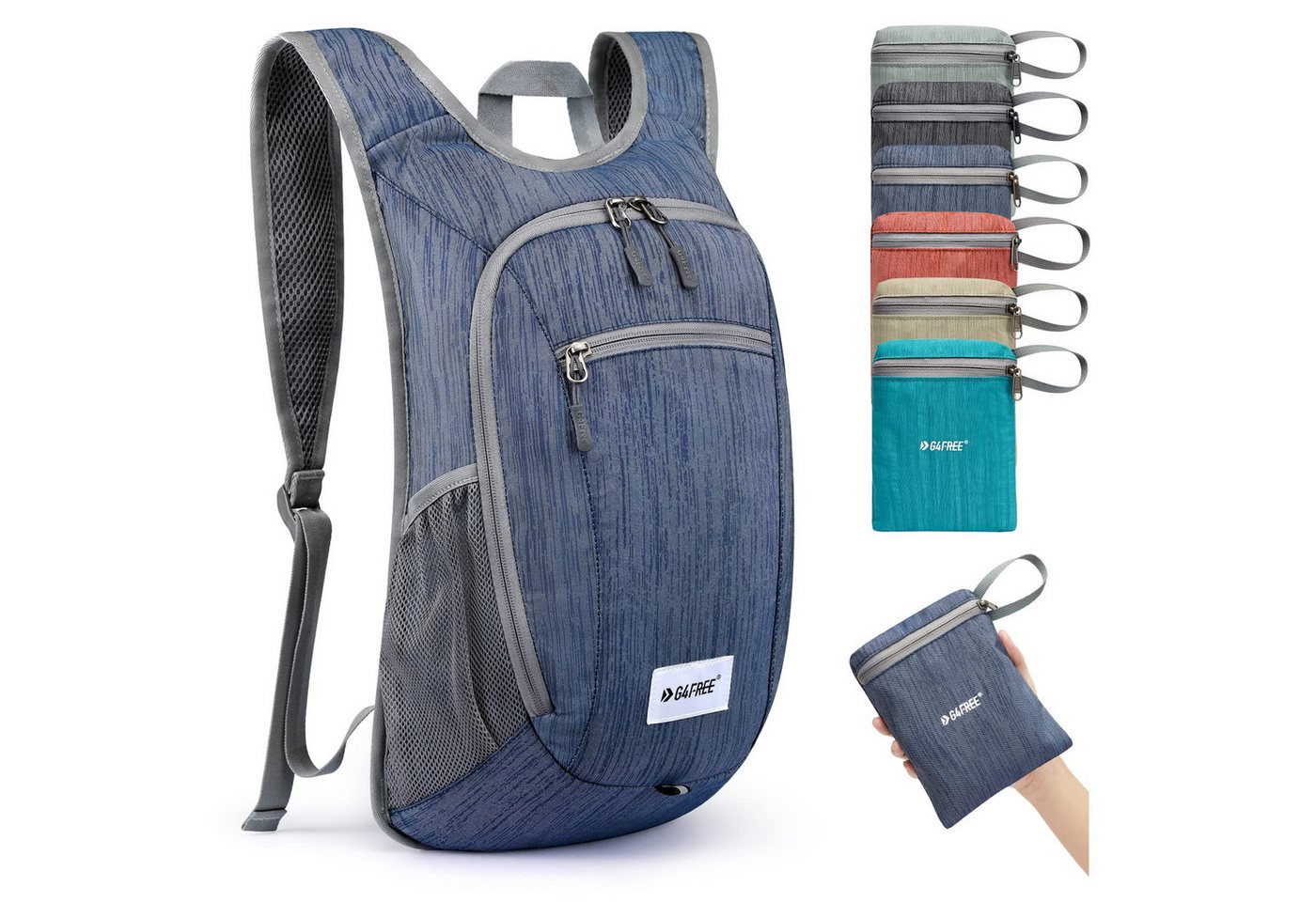 G4Free Wanderrucksack (1-tlg), Faltbarer Wanderrucksack mit 20 Litern Volumen von G4Free