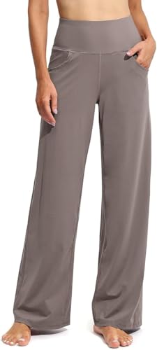 G4Free Yoga Hose Damen Weites Bein Hohe Taille Yogahose mit Taschen Jogginghose Strecken Locker lässig Sporthose Petite/Regulär/Lang G4Free Yoga Hose Damen Weites Bein Hohe Taille Yogahose mit Taschen Jogginghose Strecken Locker lässig Sporthose Petite/Regulär/Lang von G4Free