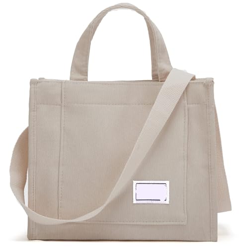 G4ZS5Z0G1 Kleine Damen-Umhängetasche, stilvolle Handtasche, modische Umhängetasche, Mini-Arbeits-Reise-Handtasche (weiß) von G4ZS5Z0G1