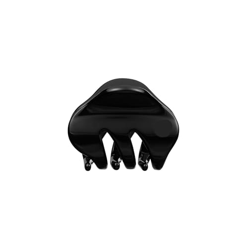 Kleine Haarspangen, klassische Mini-Haarklammern für Haare, bunte Mini-Haarspangen für Damen und Mädchen, Schwarz und Weiß (verbesserte Version - elegantes Schwarz) von G4ZS5Z0G1