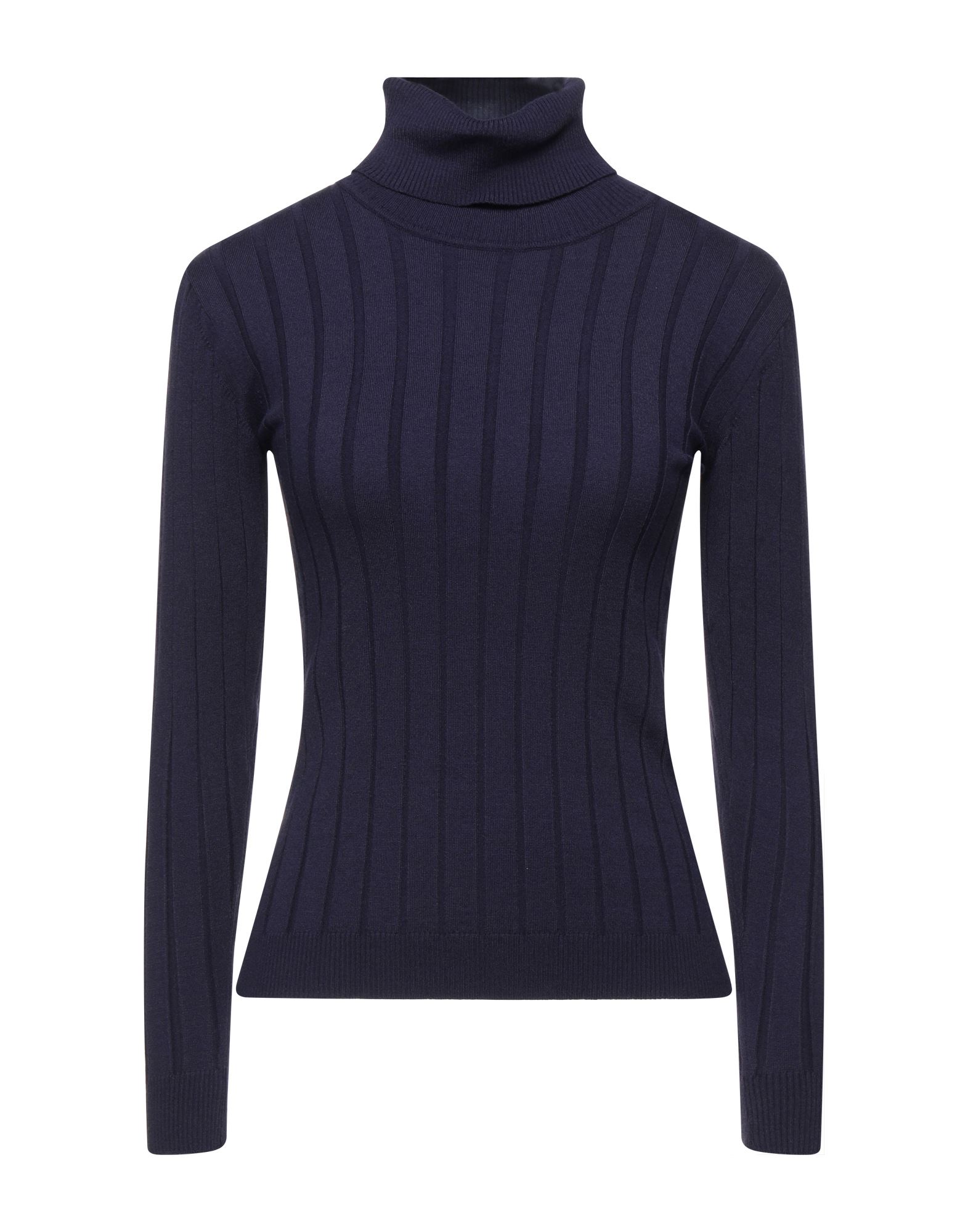 GABARDINE Rollkragenpullover Damen Dunkelviolett von GABARDINE