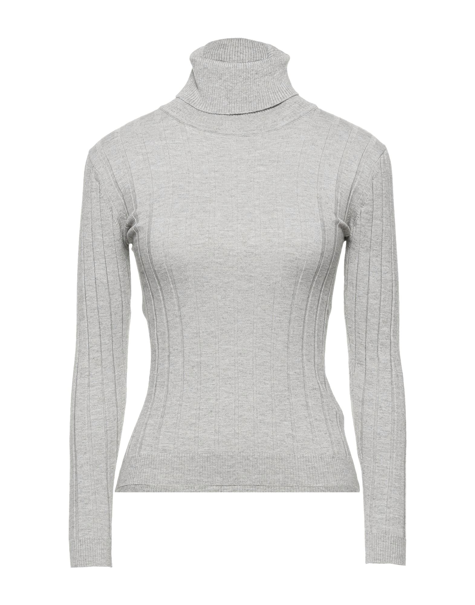 GABARDINE Rollkragenpullover Damen Grau von GABARDINE