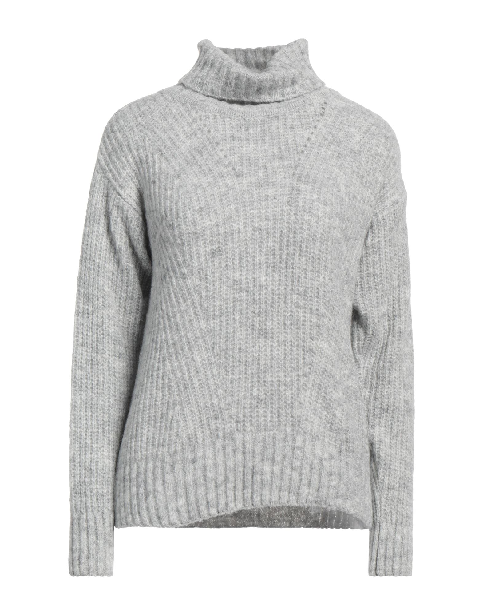 GABARDINE Rollkragenpullover Damen Hellgrau von GABARDINE