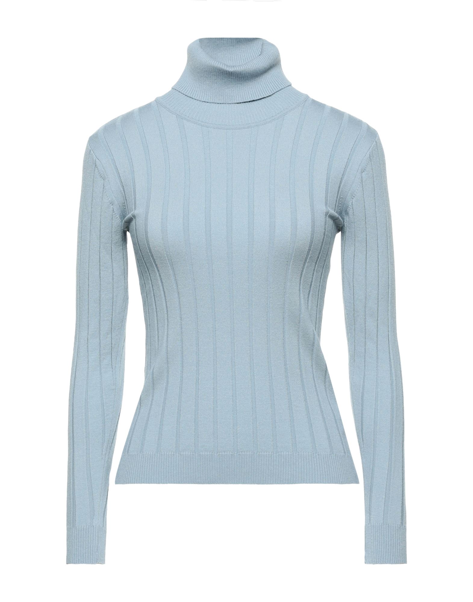 GABARDINE Rollkragenpullover Damen Himmelblau von GABARDINE