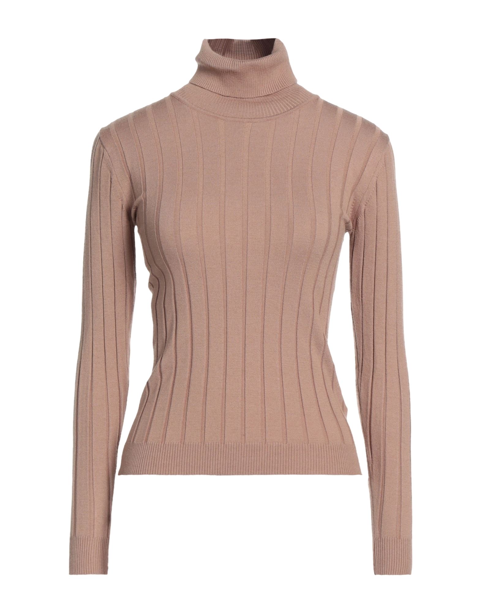 GABARDINE Rollkragenpullover Damen Kamel von GABARDINE