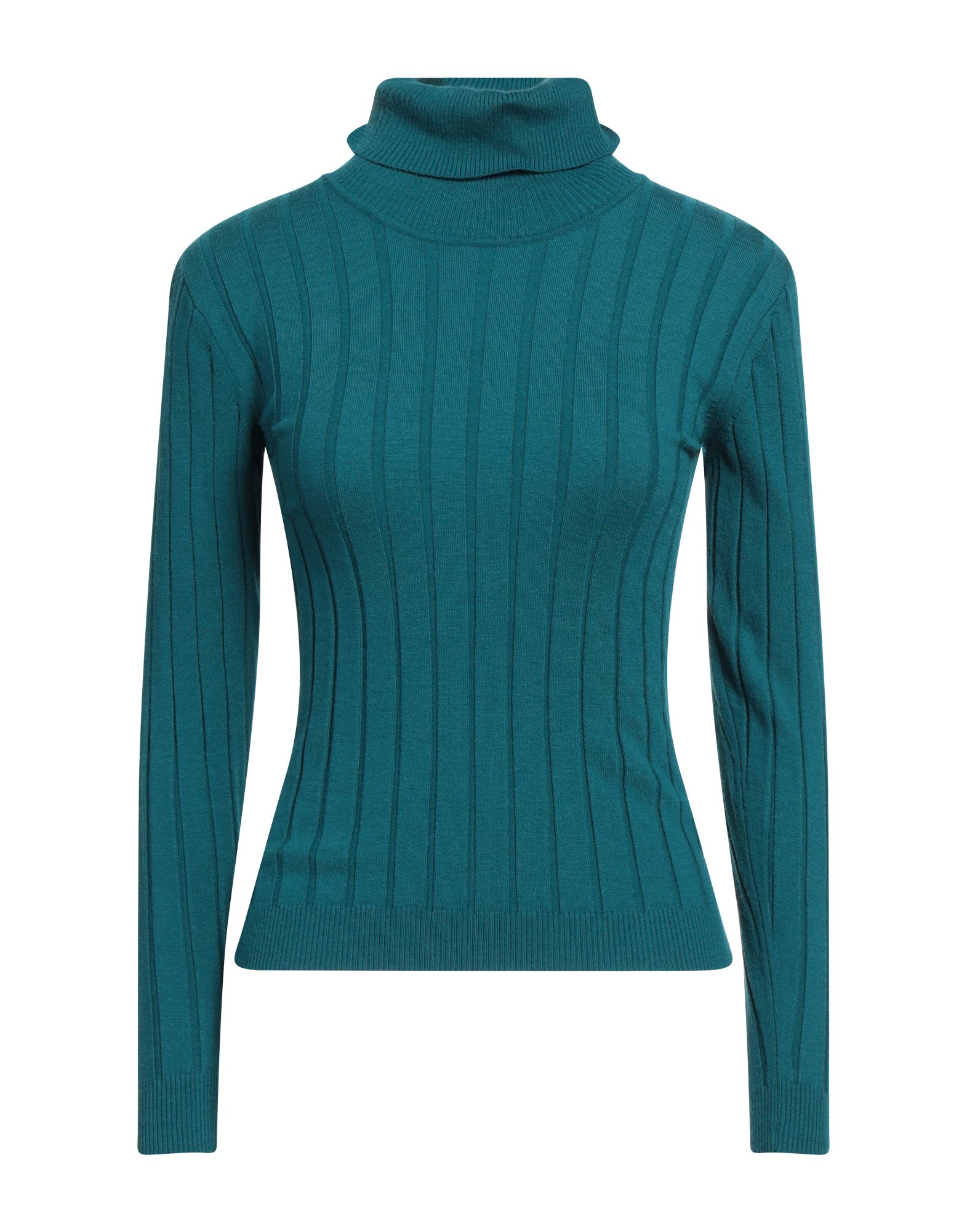 GABARDINE Rollkragenpullover Damen Petroleum von GABARDINE