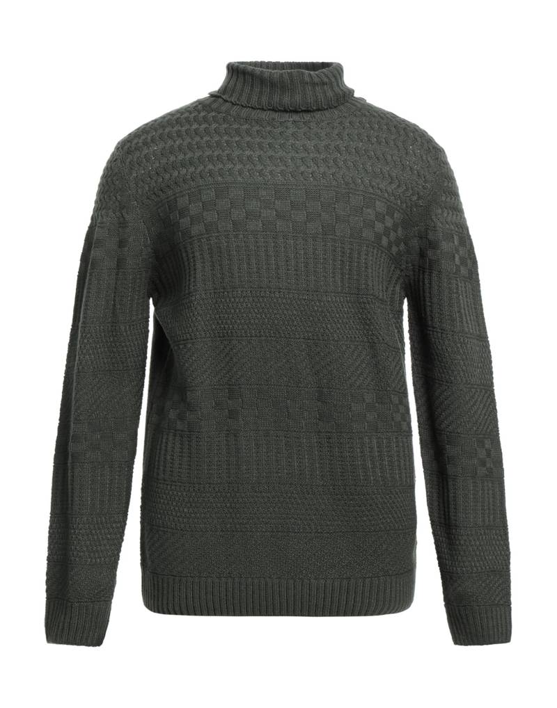 GABARDINE Rollkragenpullover Herren Dunkelgrün von GABARDINE