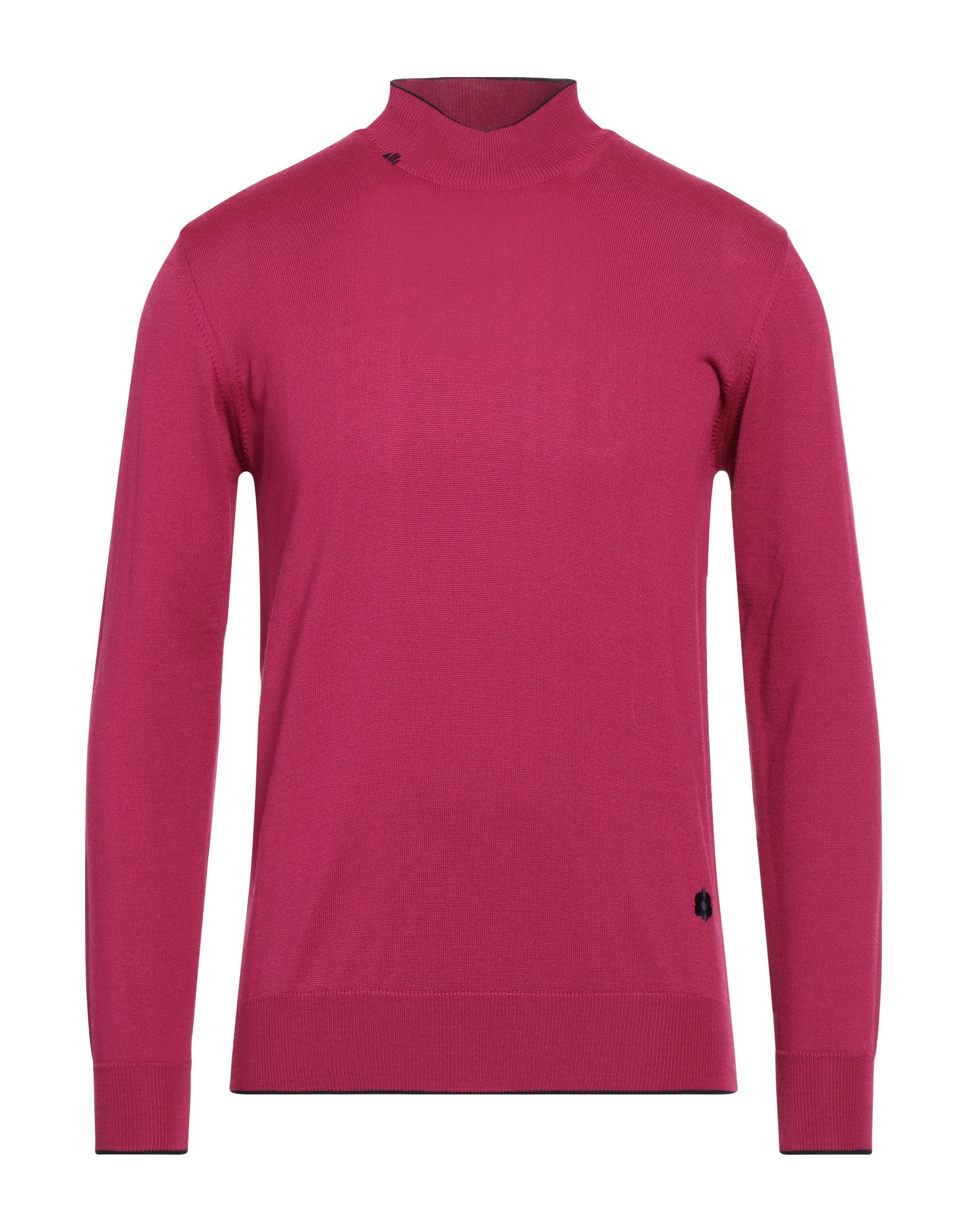 GABARDINE Rollkragenpullover Herren Magenta von GABARDINE