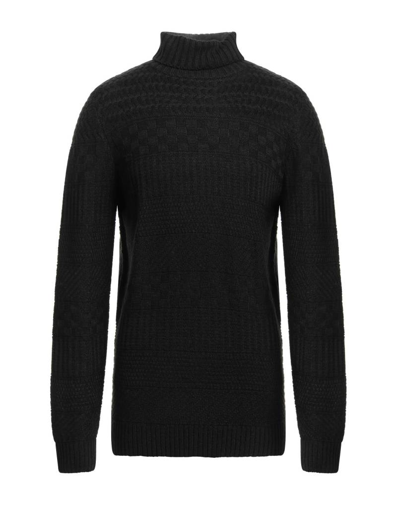 GABARDINE Rollkragenpullover Herren Schwarz von GABARDINE