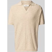 GABBA Poloshirt mit V-Ausschnitt in Sand, Größe XXL GABBA Poloshirt mit V-Ausschnitt in Sand, Größe XXL von GABBA