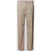 GABBA Regular Fit Bundfaltenhose mit Eingrifftaschen Modell 'Napoli' in Sand, Größe M GABBA Regular Fit Bundfaltenhose mit Eingrifftaschen Modell 'Napoli' in Sand, Größe M von GABBA
