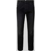 GABBA Relaxed Tapered Fit Jeans mit Gürtelschlaufen Modell 'Alex Tesla' in Black, Größe 32 GABBA Relaxed Tapered Fit Jeans mit Gürtelschlaufen Modell 'Alex Tesla' in Black, Größe 32 von GABBA
