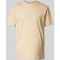 GABBA T-Shirt mit Label-Print Modell 'DUNE' in Sand, Größe L GABBA T-Shirt mit Label-Print Modell 'DUNE' in Sand, Größe L von GABBA