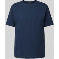 GABBA T-Shirt mit geripptem Rundhalsausschnitt in Marine, Größe XXL GABBA T-Shirt mit geripptem Rundhalsausschnitt in Marine, Größe XXL von GABBA