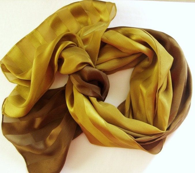 1009/Fundgrube - Georgette Mit Satinstreifen von GABIKII