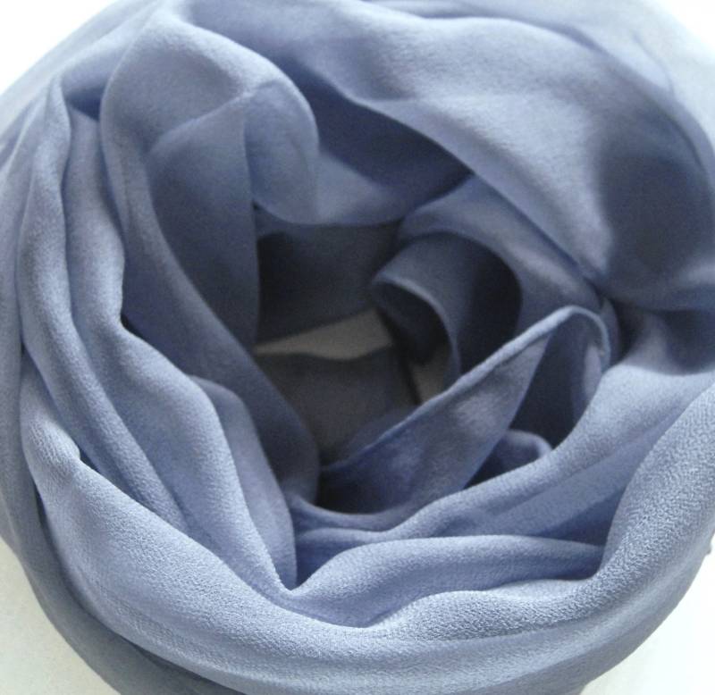 Chiffonschal - Jeans Uni Ca.45x180cm von GABIKII